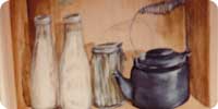 Hand Painted Kitchen Murals